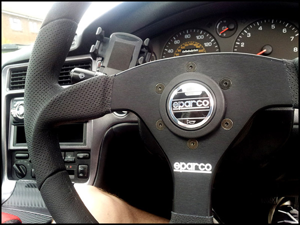 New MR2 Sparco Lap5 Steering Wheel